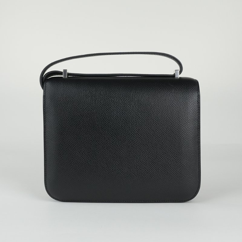 KESH 凱仕國際精品【經典品味，收藏級存在】HERMÈS Constance 19 愛馬仕 黑色銀釦康康包-8
