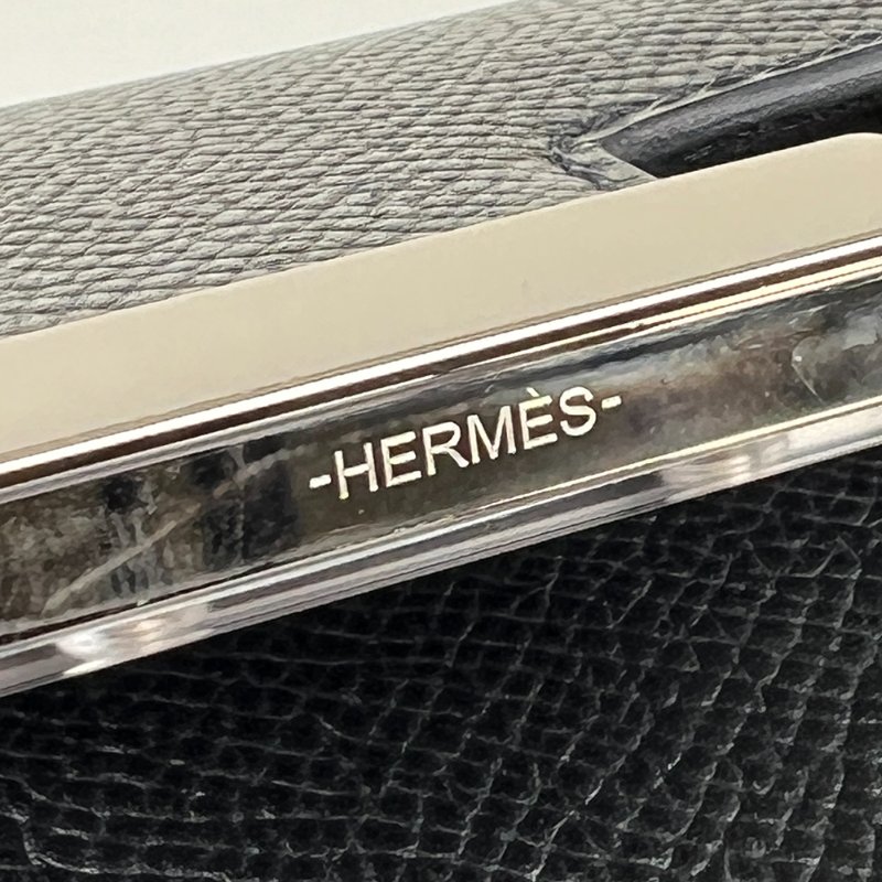 KESH 凱仕國際精品【經典品味，收藏級存在】HERMÈS Constance 19 愛馬仕 黑色銀釦康康包-16