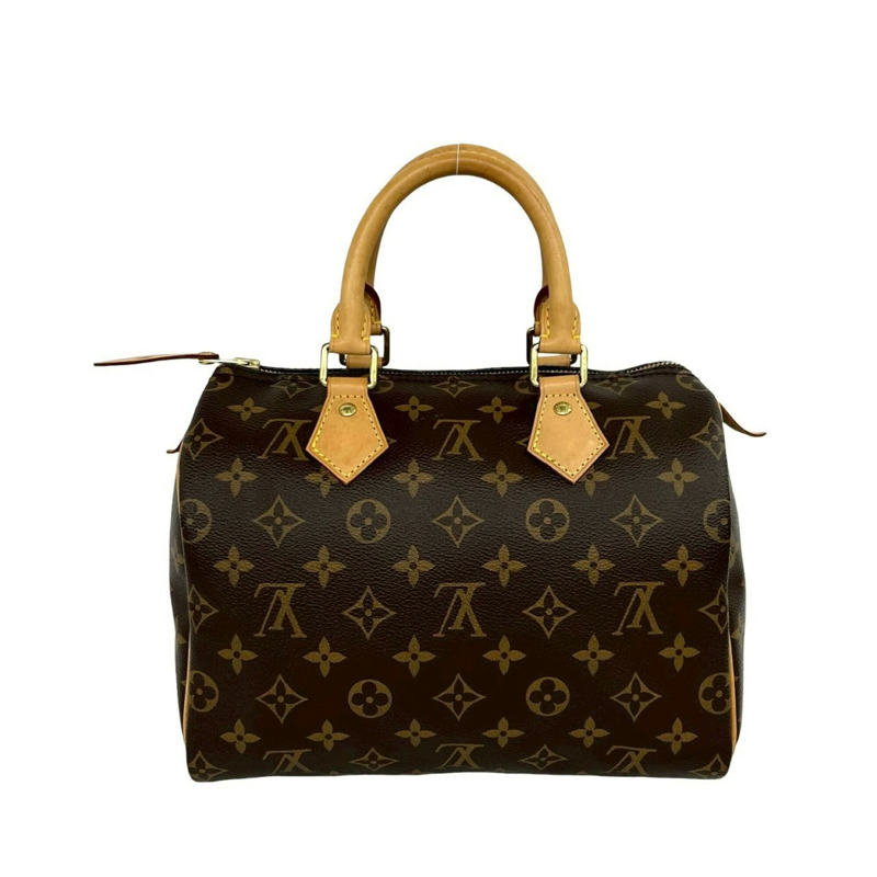路易威登 Speedy 25 Monogram 皮革手提包迷你波士頓包棕色 98756-2