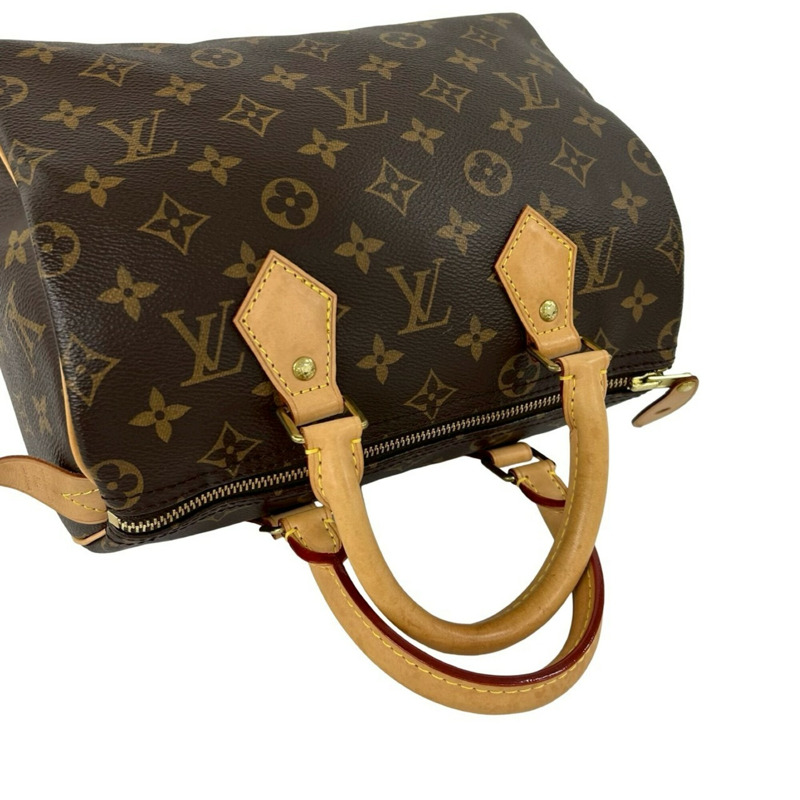 路易威登 Speedy 25 Monogram 皮革手提包迷你波士頓包棕色 98756-3