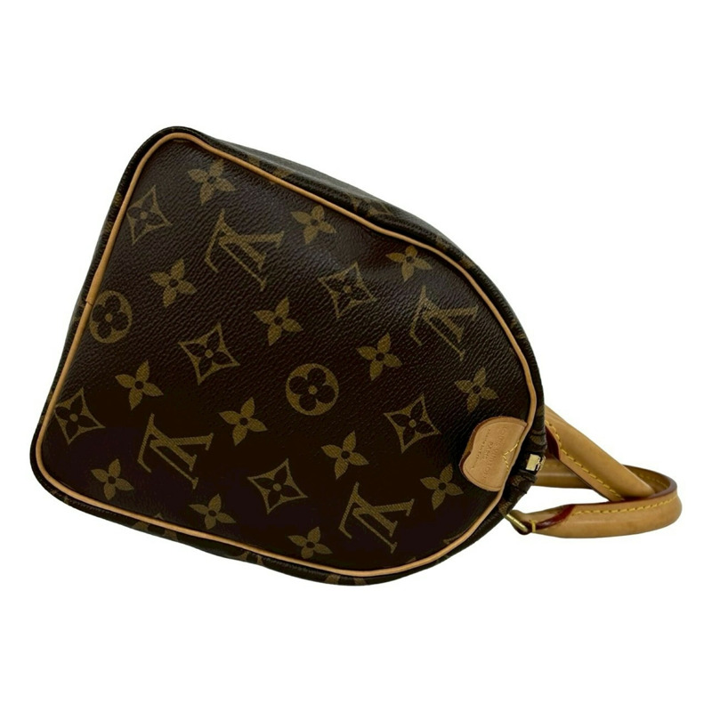 路易威登 Speedy 25 Monogram 皮革手提包迷你波士頓包棕色 98756-5