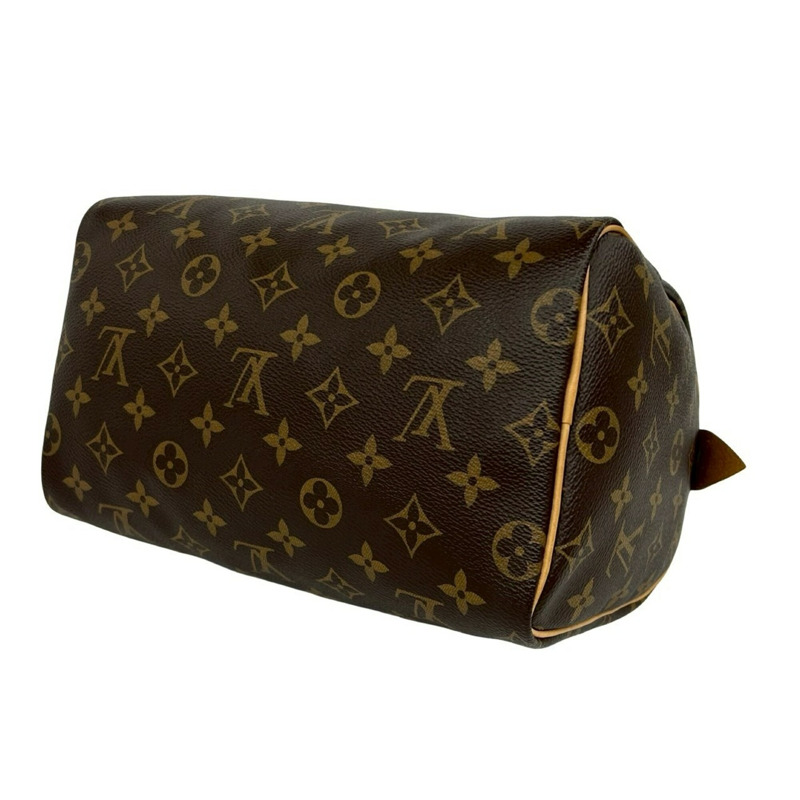 路易威登 Speedy 25 Monogram 皮革手提包迷你波士頓包棕色 98756-7