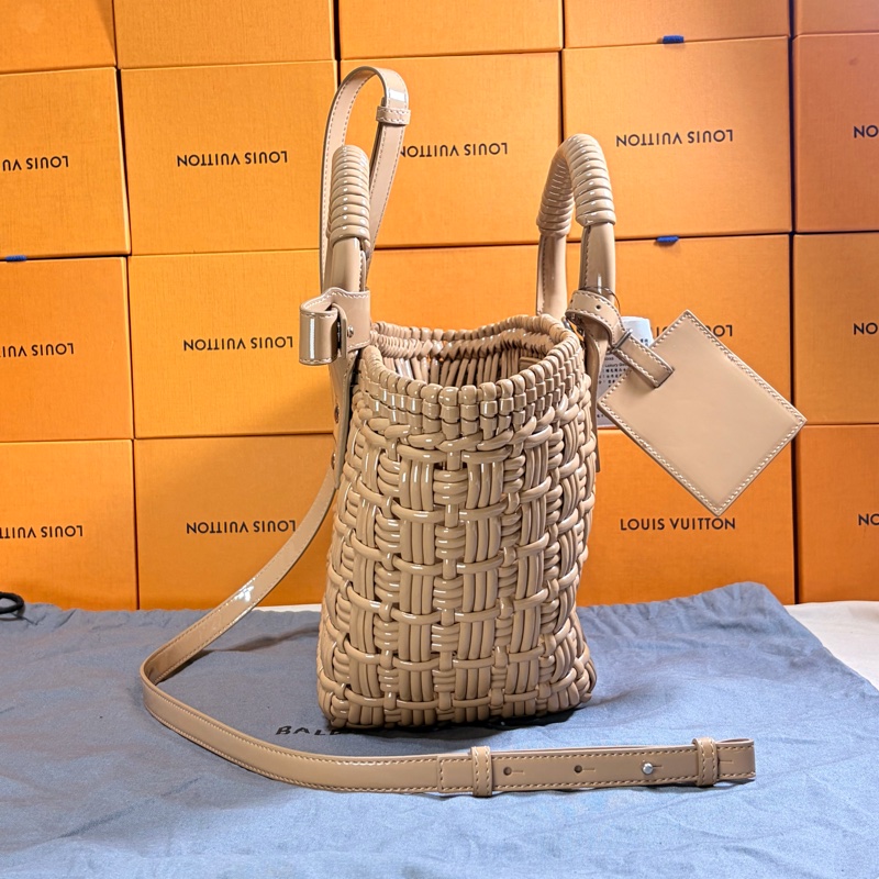 ‼️全台最甜 全新閒置 Balenciaga 巴黎世家 編織包 籃子包 肩背/斜背包-6