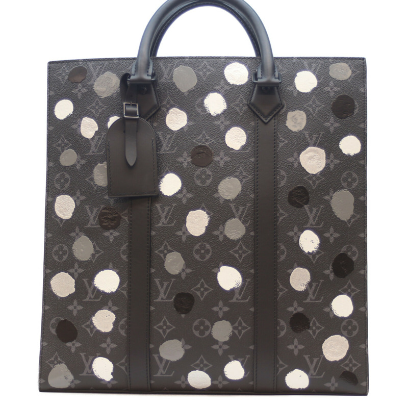 路易威登 x 草間彌生 YK M46404 Monogram Eclipse Sac Plat 男士手提包-0