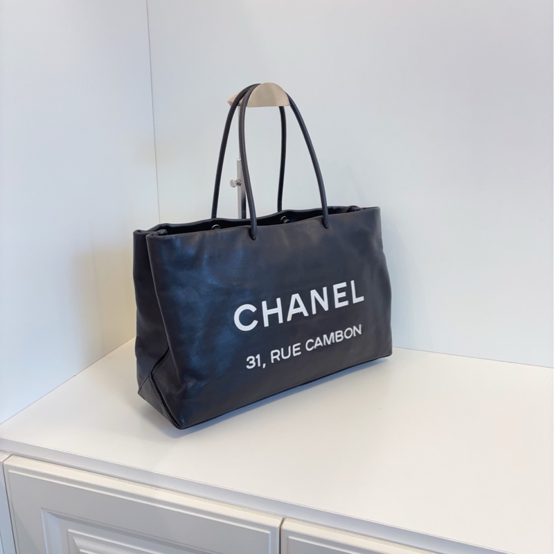✨Chanel 31Rue Cambon 康鵬街全皮tote 98新🖤-3