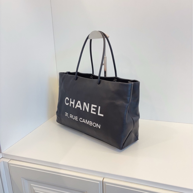 ✨Chanel 31Rue Cambon 康鵬街全皮tote 98新🖤-4