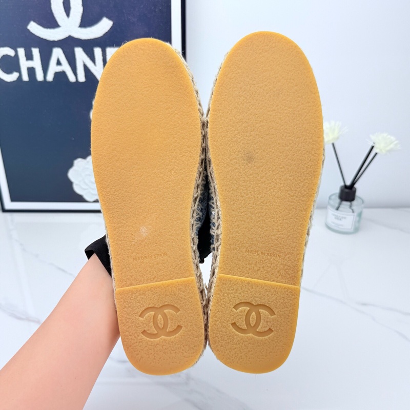 僅試穿chanel香奈兒 牛仔藍漁夫鞋 39碼 🧡-7