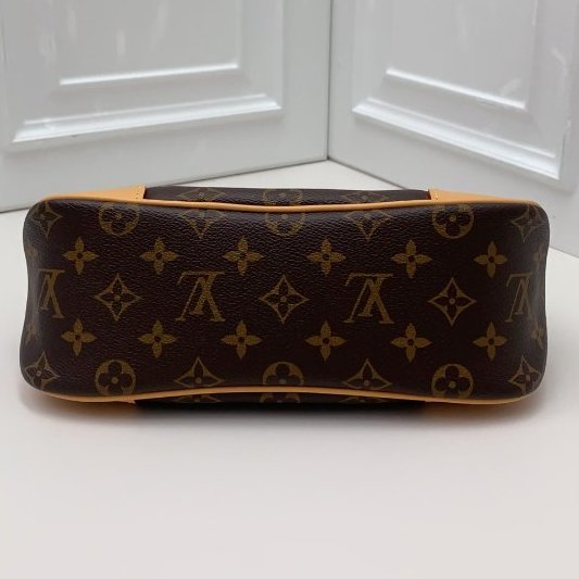全新品 路易威登/Louis Vuitton 老花黃牛角肩背包 芯片款-4