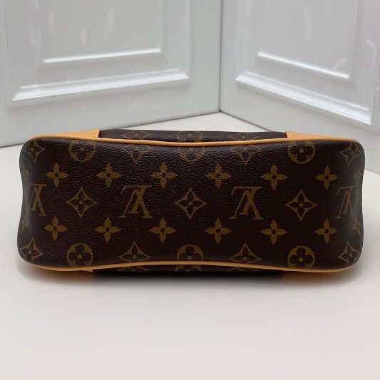 全新品 路易威登/Louis Vuitton 老花黃牛角肩背包 芯片款-7