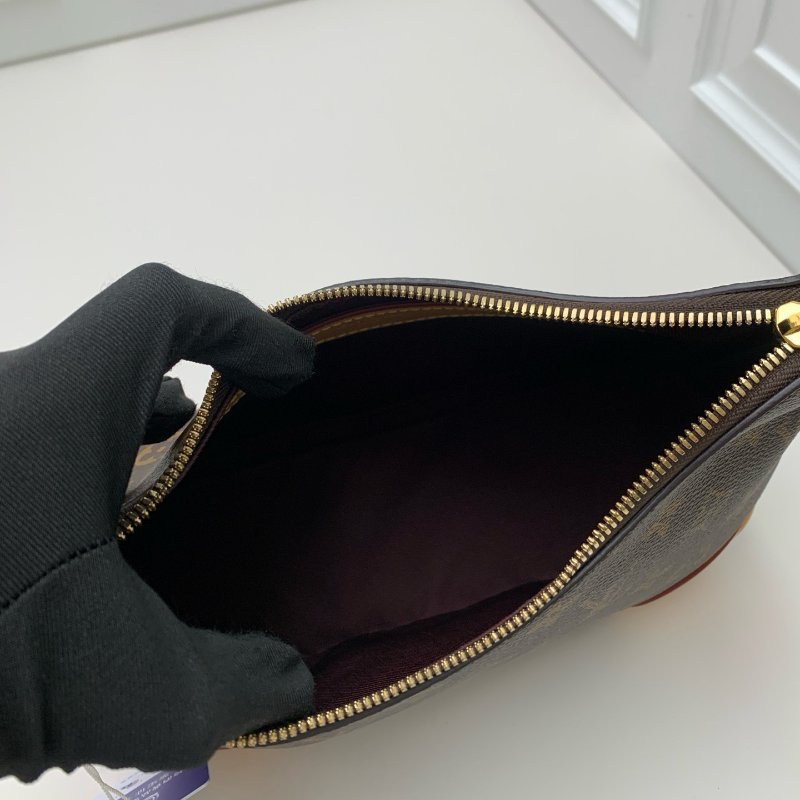 全新品 路易威登/Louis Vuitton 老花黃牛角肩背包 芯片款-8