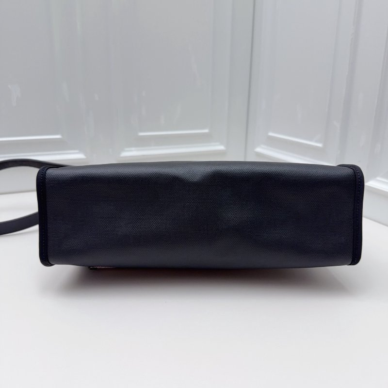 閒置新 Hermes愛馬仕 Herbag31黑色Toile H防水帆佈手提包-8