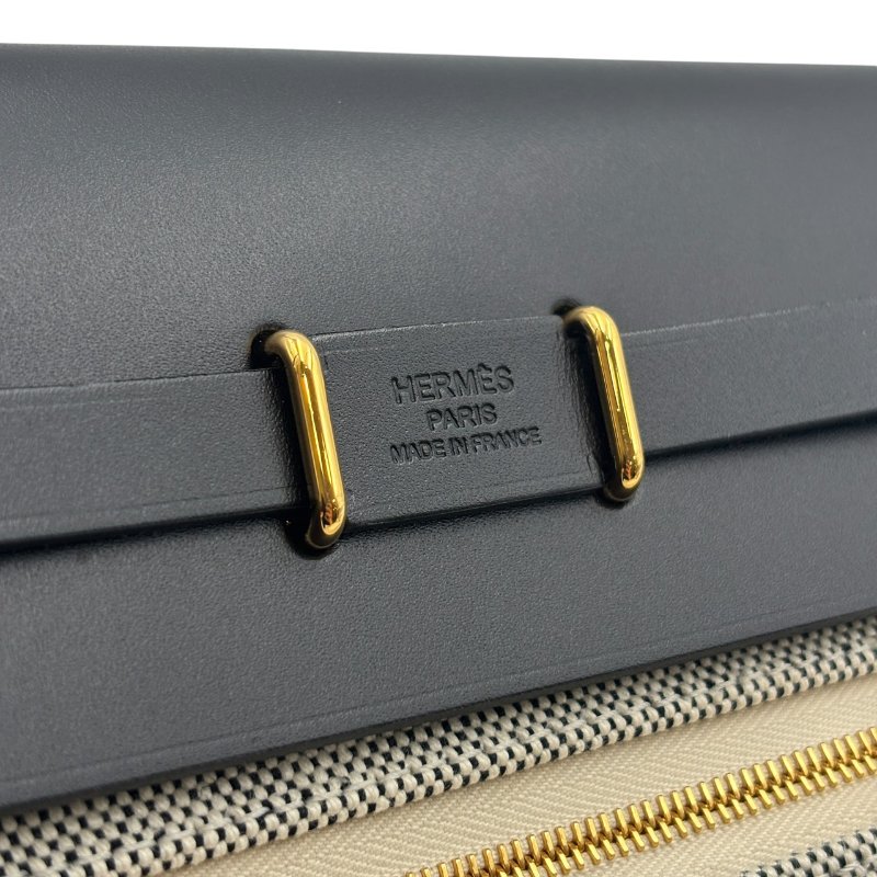 【美收精品】HERMES Mini Herbag 20cm C-447【隔月月中將轉賣至日本 上架期限30天】-8