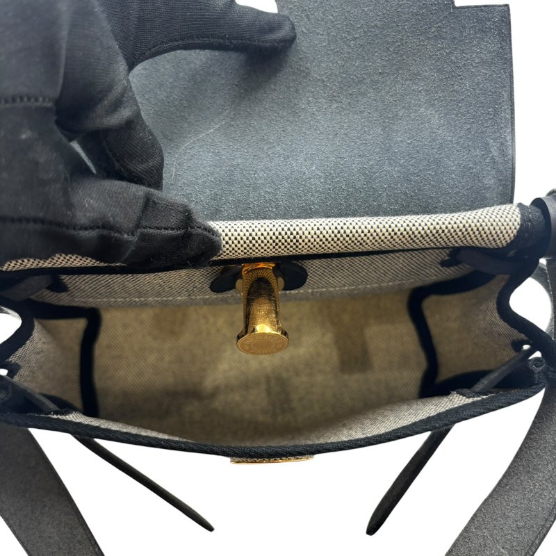 【美收精品】HERMES Mini Herbag 20cm C-447【隔月月中將轉賣至日本 上架期限30天】-13