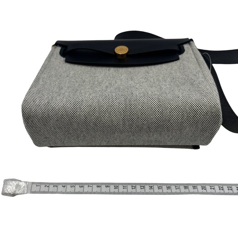 【美收精品】HERMES Mini Herbag 20cm C-447【隔月月中將轉賣至日本 上架期限30天】-18