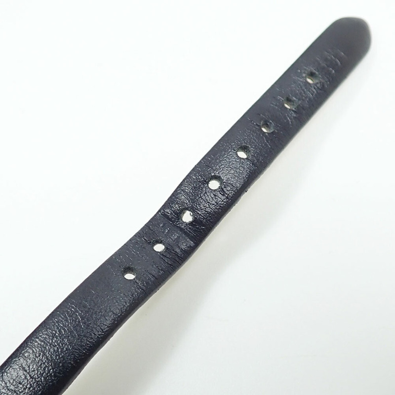 精工 Credor 女士石英錶，18K 黃金錶殼，不鏽鋼錶帶，皮錶帶，型號 5A70-5600，電池供電，非原廠扣-7