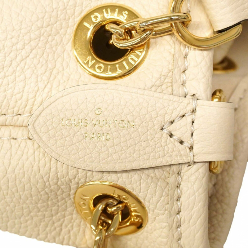 Louis Vuitton Monogram Empreinte LV Bundle 手提包，M25452，奶油色，女士兩用包。-4
