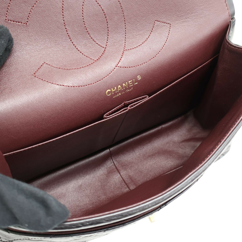 黑色 菱格紋 牛皮 2.55 肩背包【CHANEL 香奈兒】 A37587-2