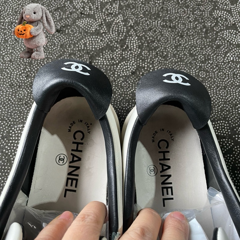 Chanel香奈兒/黑白小白鞋 38碼 98新-5