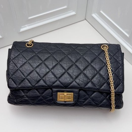 香奈兒/Chanel 黑金2.55鏈條包-5