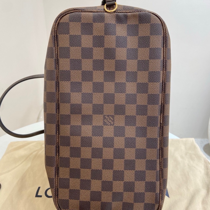 Louis Vuitton路易威登 neverfull中號棕棋盤格粉內里托特包   尺寸：31*14*28 附件：手提袋 塵袋 子袋-6