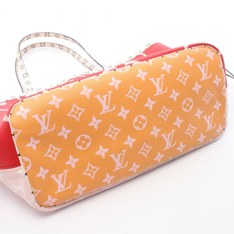 路易威登 Neverfull MM 手提單肩包 M44567 Monogram Giant Rouge 二手-11