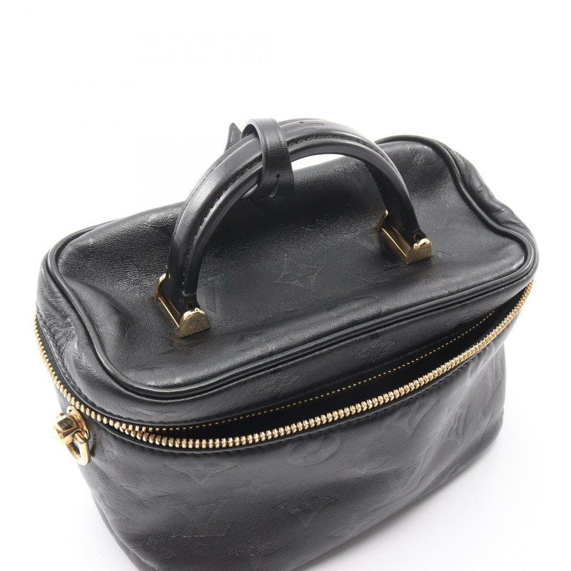 路易威登 Vanity PM 鏈條斜背包 M57118 Monogram 墨水色皮革二手-5