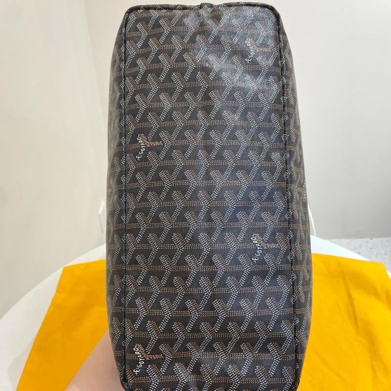GOYARD/戈雅黑色Y字滿印老花中號單肩子母購物袋 尺寸：34*26*14 附件：子袋 塵袋。-5