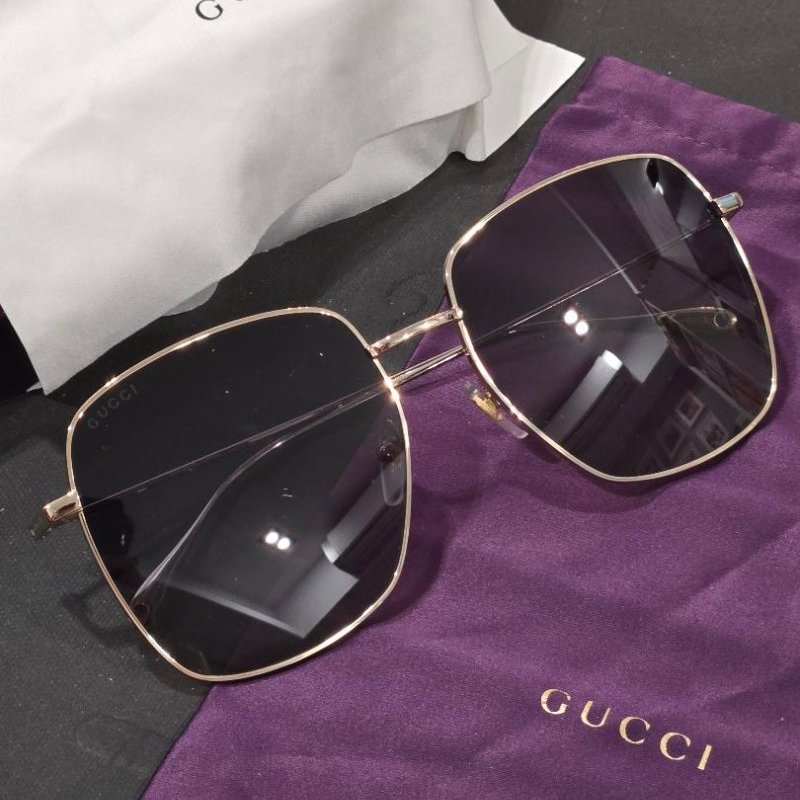 GUCCI 古馳金屬太陽眼鏡 (GG1031S-001)-1