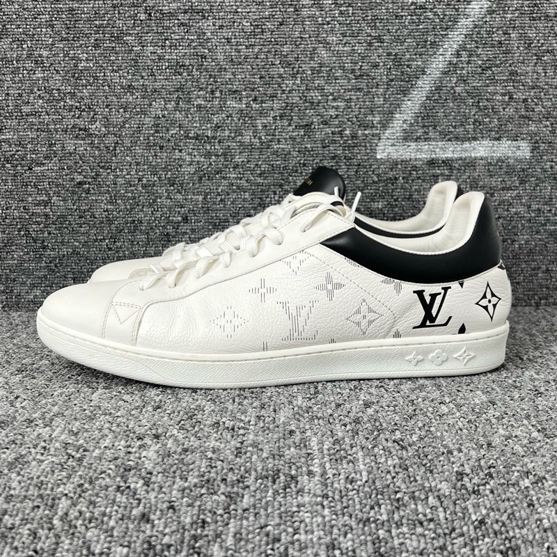 Louis Vuitton路易威登 白色老花板鞋尺碼 43碼 🧡-0