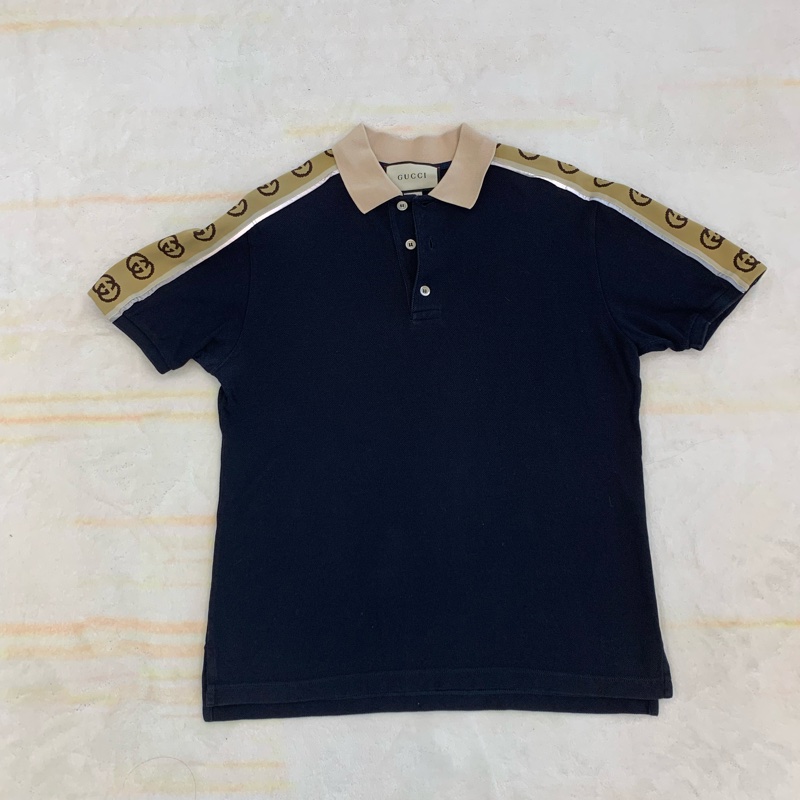 GUCCI女款短袖Polo衫，xs碼，9成新-0