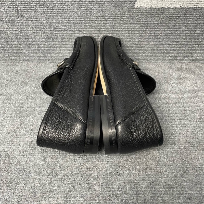 Gucci古馳黑色皮面荔枝紋樂福鞋尺碼41碼🧡-3