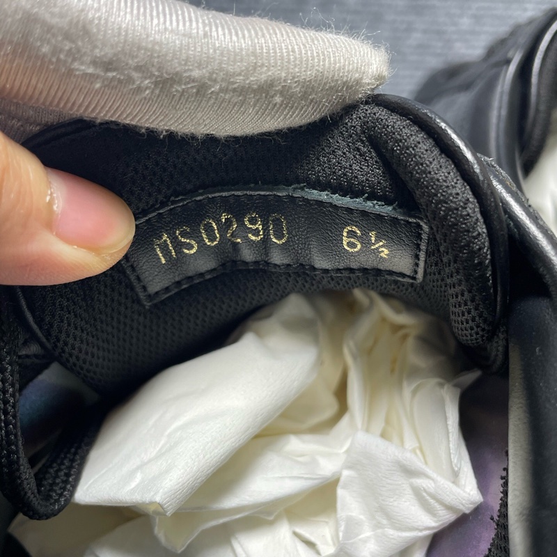 Louis Vuitton路易威登 黑色皮面鐳射老花板鞋 尺碼 40.5碼🧡-5