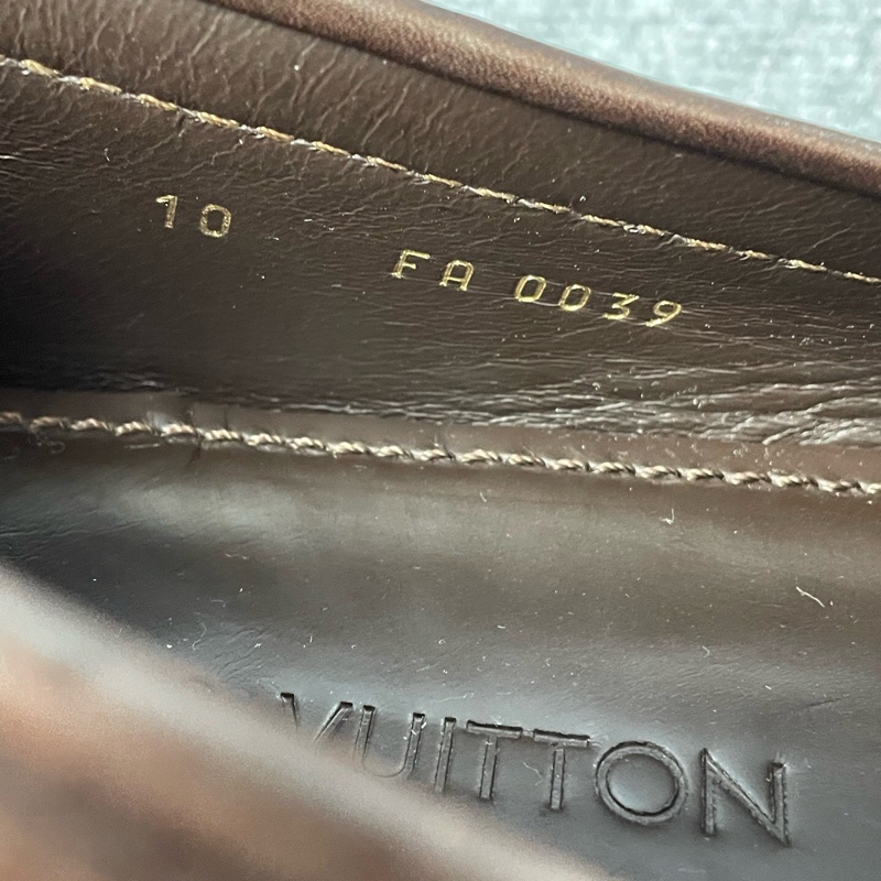 Louis Vuitton路易威登 黑棕色馬銜扣駕車鞋44碼🧡-5