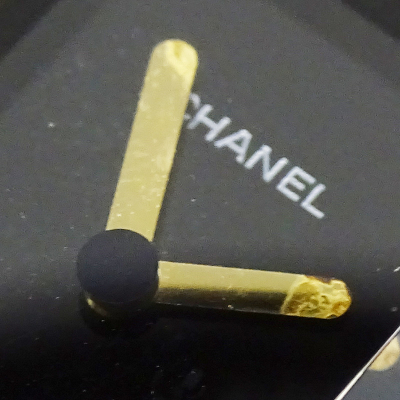 香奈兒 (Chanel) 女士腕錶品牌首發石英 QZ GP 皮革 M 碼 H0001 方形金色黑色-6