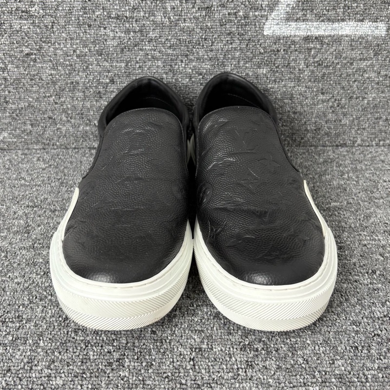 Louis Vuitton路易威登黑色皮面老花聯名一腳蹬板鞋 尺碼 41.5碼 🧡-1