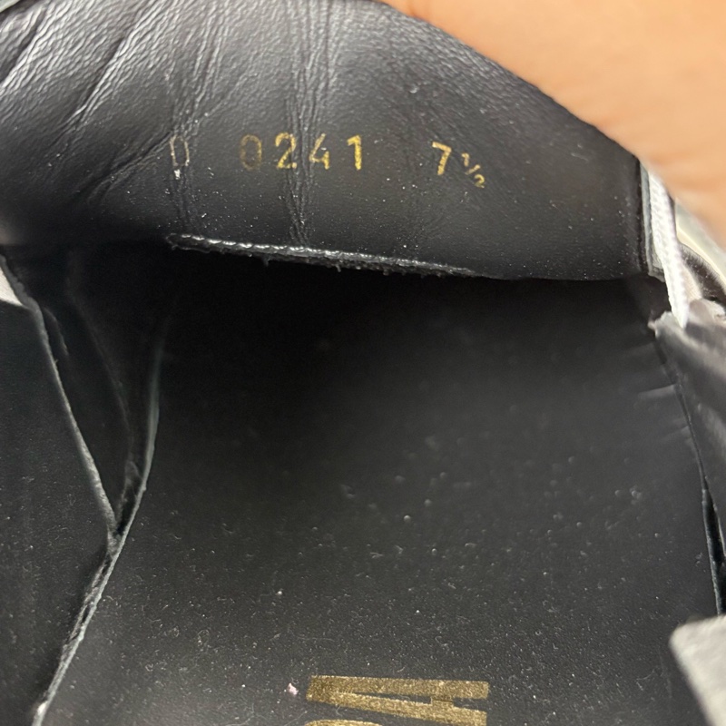 Louis Vuitton路易威登黑色皮面老花聯名一腳蹬板鞋 尺碼 41.5碼 🧡-5