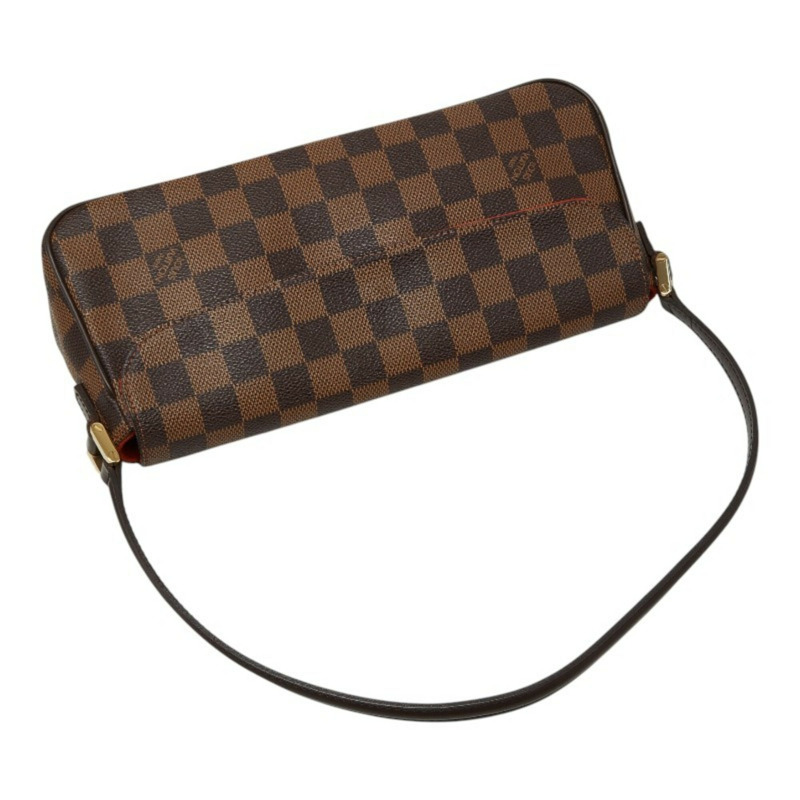 路易威登 Damier Recoleta 單肩手提包 N51299 棕色皮革 女士 LOUIS VUITTON-3