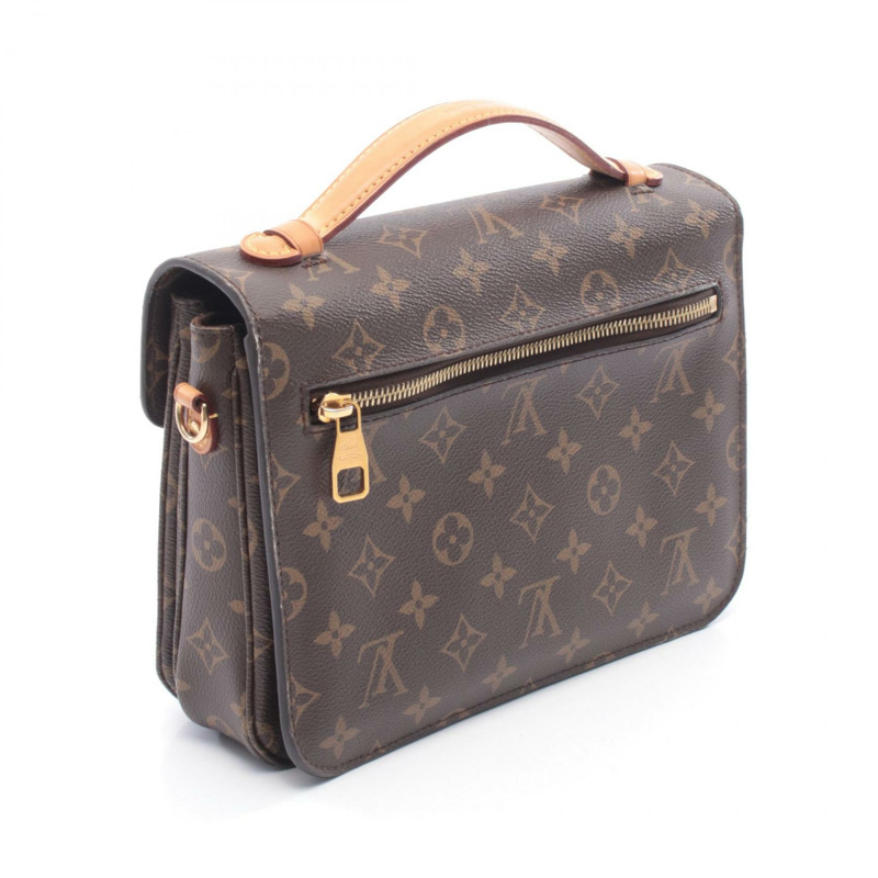 路易威登 Pochette Metis MM 斜背包 M44875 Monogram 棕色皮革-1