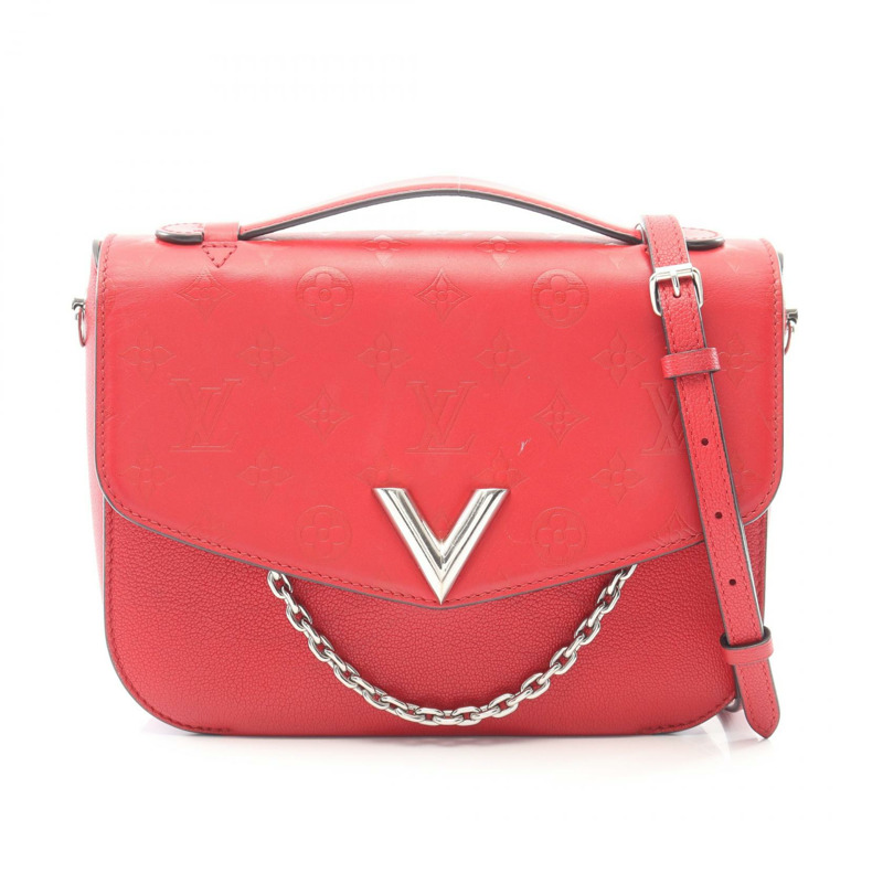 路易威登 Very Messenger 斜背單肩包 Monogram 皮革 Ruby LV-0