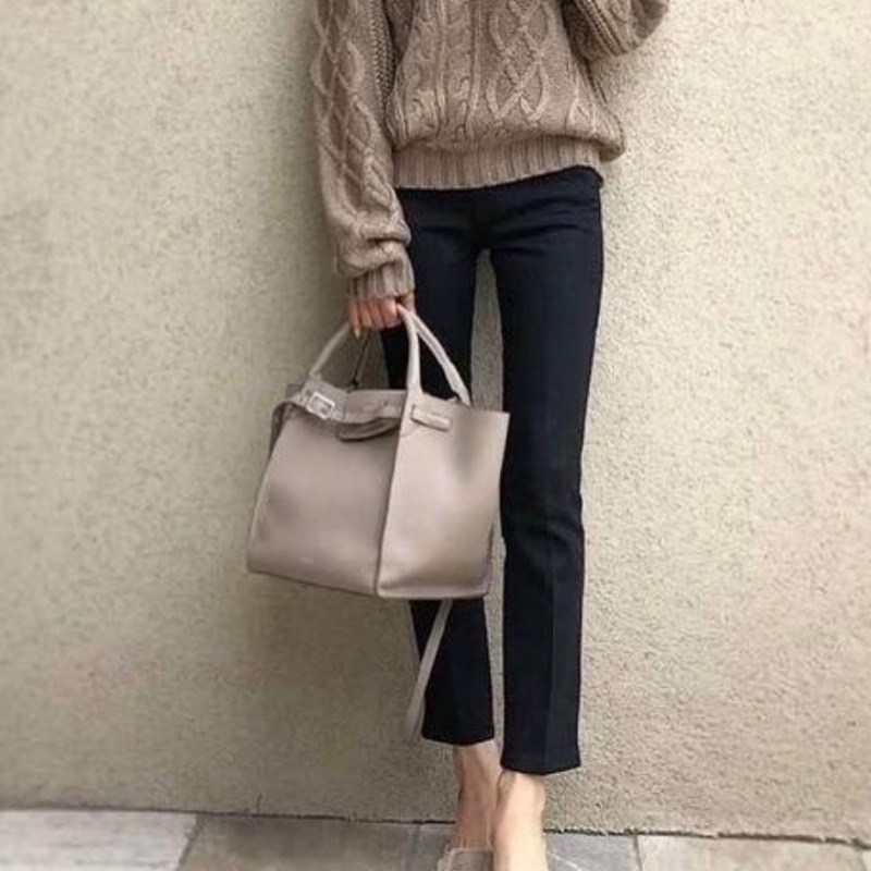celine 賽琳 big bag大象灰購物包-0