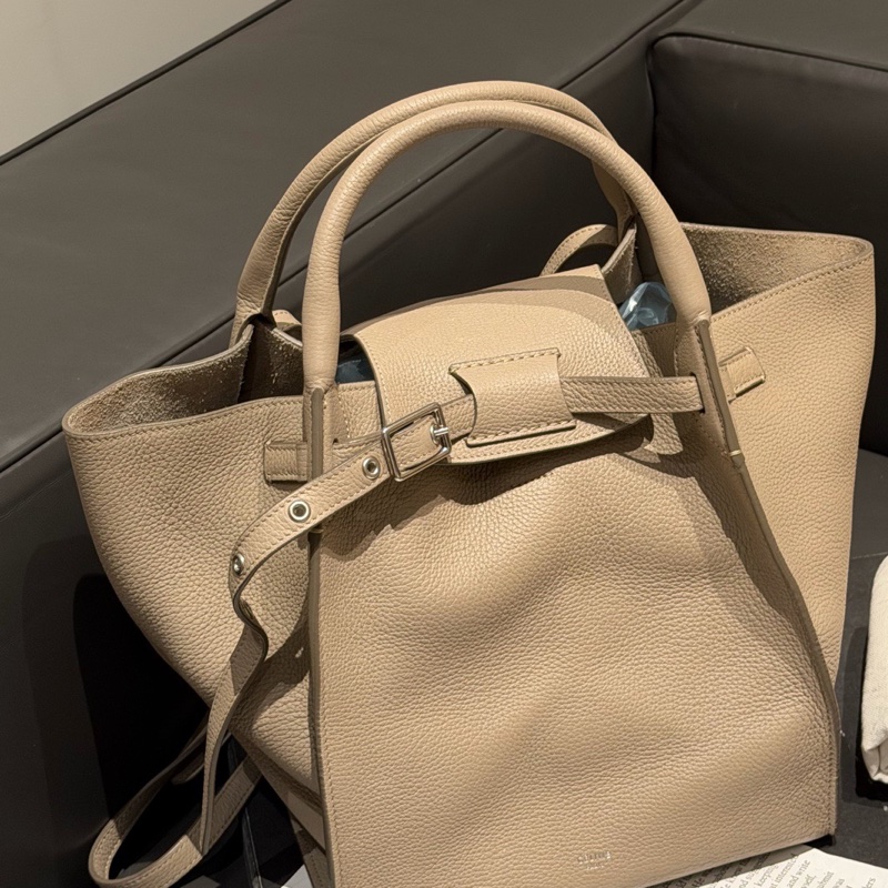 celine 賽琳 big bag大象灰購物包-5