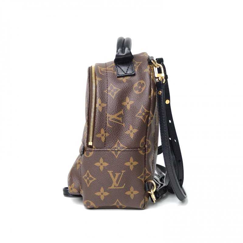 LOUIS VUITTON PalmSprings小書包Mini新款拉鏈外露老花PVC肩背包-1