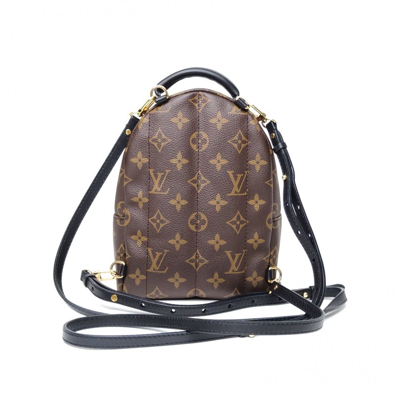 LOUIS VUITTON PalmSprings小書包Mini新款拉鏈外露老花PVC肩背包-2