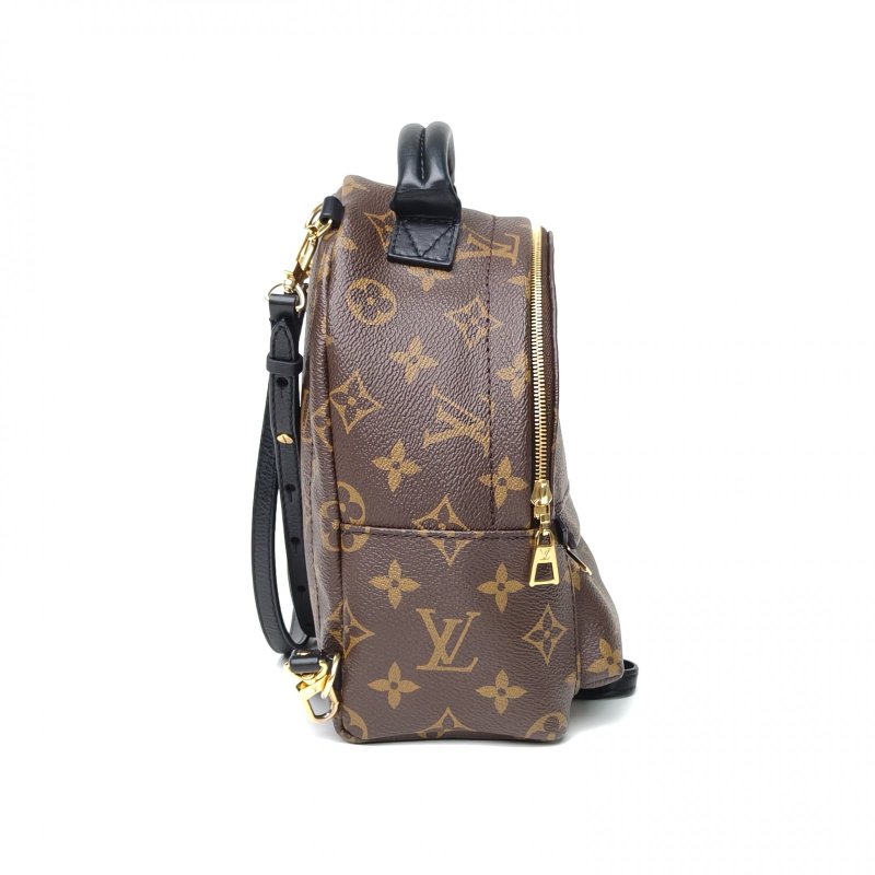 LOUIS VUITTON PalmSprings小書包Mini新款拉鏈外露老花PVC肩背包-3