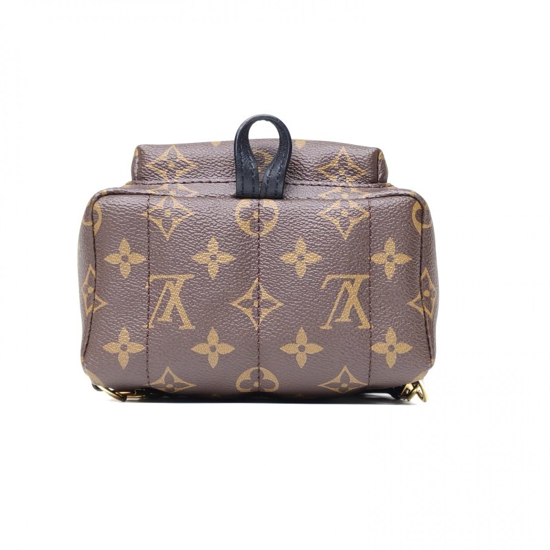 LOUIS VUITTON PalmSprings小書包Mini新款拉鏈外露老花PVC肩背包-4