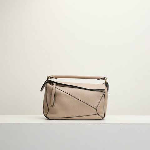 二手Loewe Puzzle small沙色