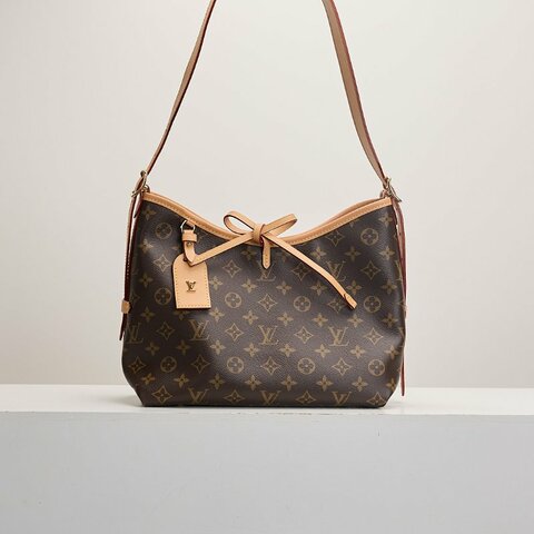 二手Lv Carryall 小號老花/晶片款