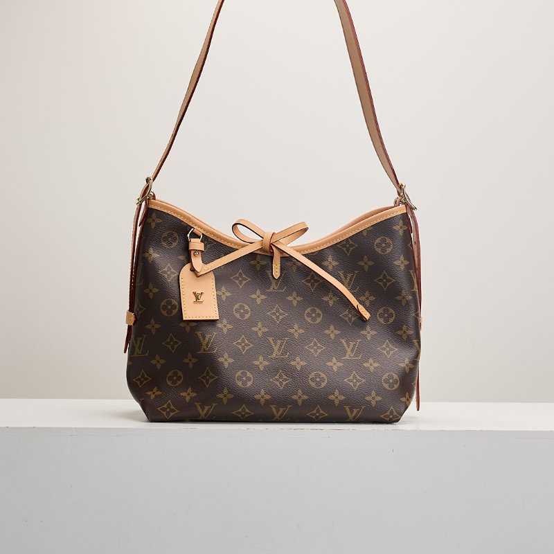 二手Lv Carryall 小號老花/晶片款-0