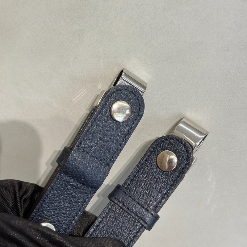 GUCCI Attache帆布斜背包 - 小號藍-12