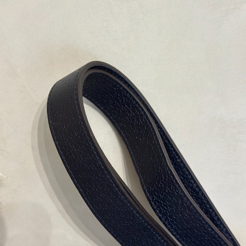 GUCCI Attache帆布斜背包 - 小號藍-13